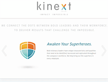 Tablet Screenshot of kinext.com